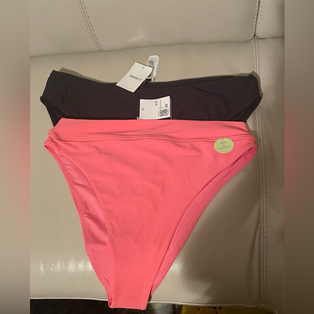 Forever 21 NWT X2  swimming underwear only .